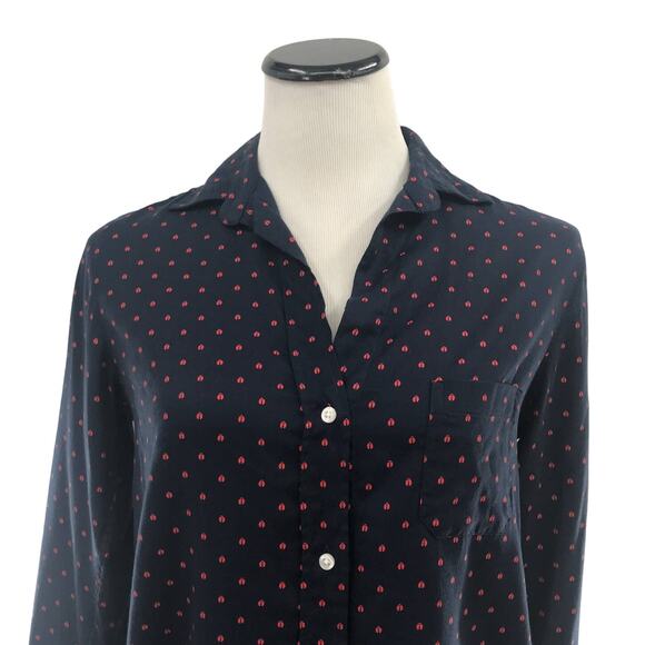 Grayson Anthropologie The Hero Ladybug Print Button Down Shirt - Picture 5 of 12